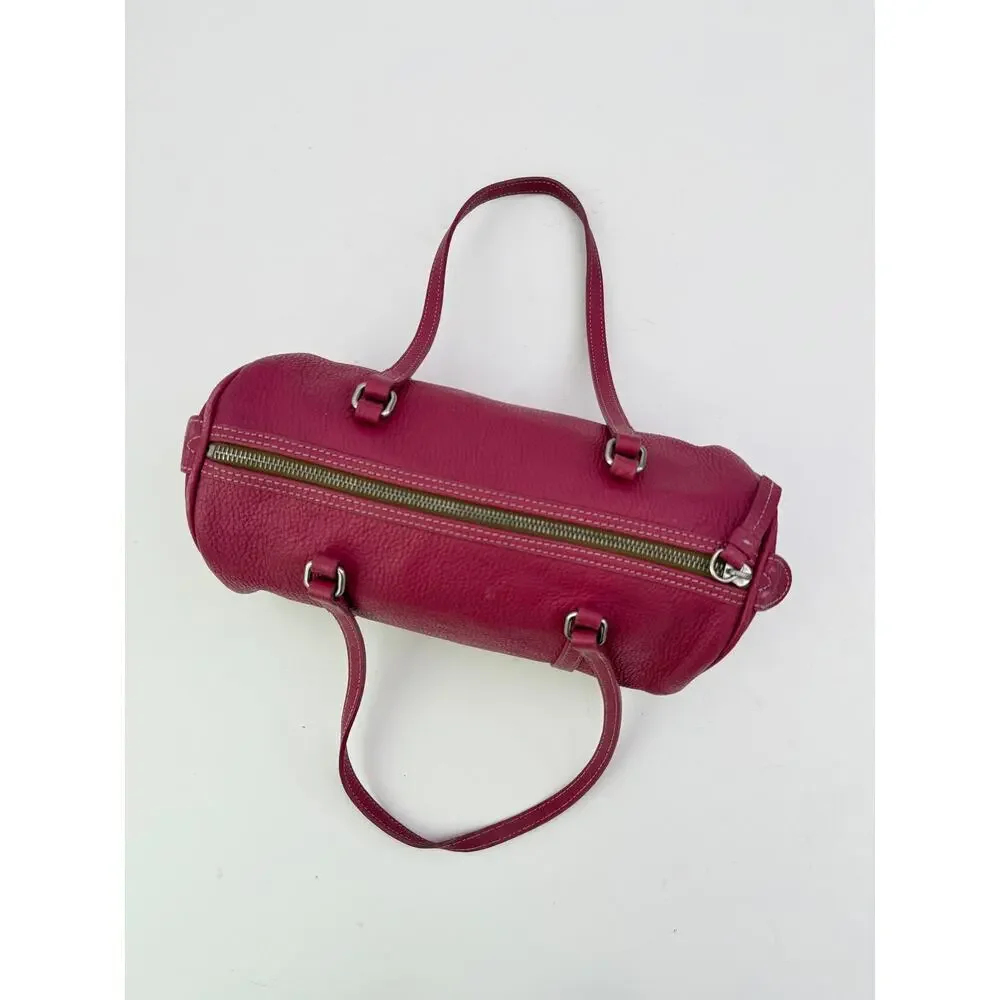 Vintage Dooney & Bourke pink barrel shoulder bag - Picture 5 of 11